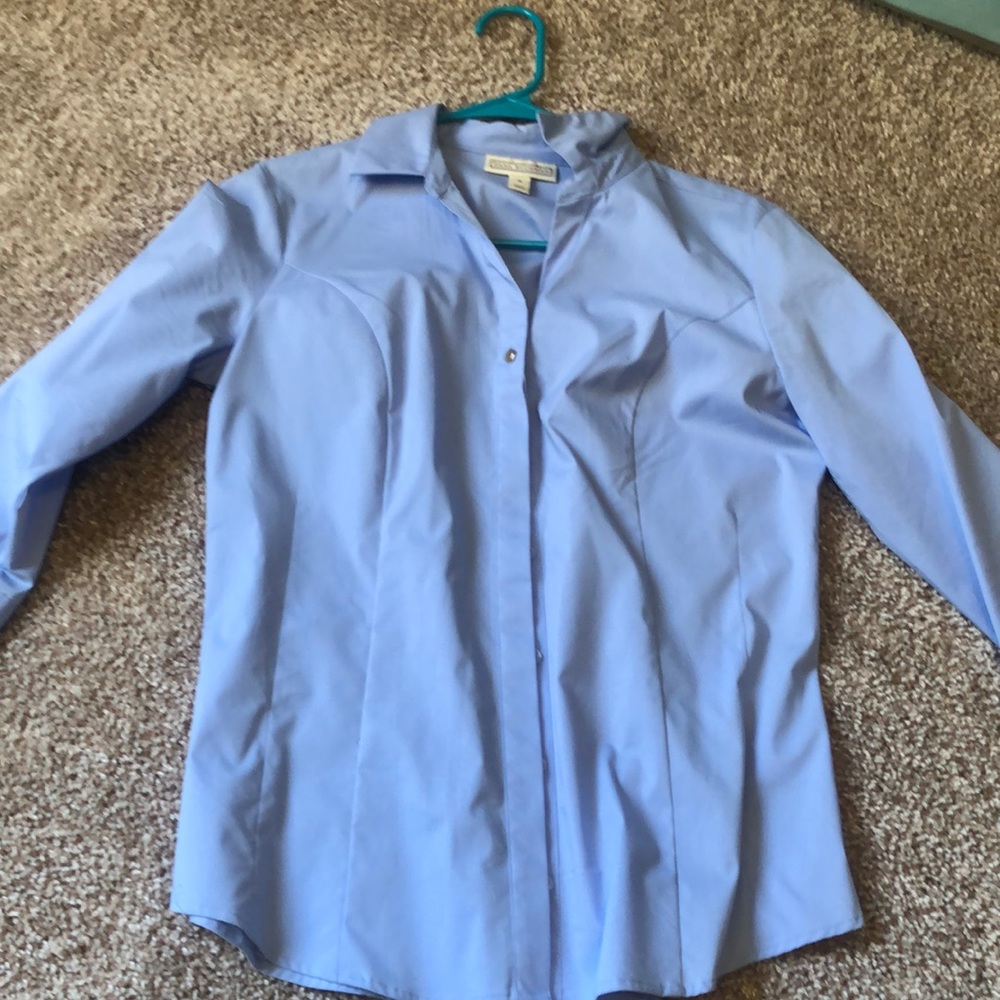Light blue button down shirt